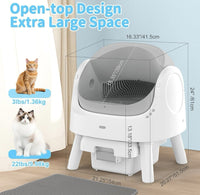 Autoscooper 11 Self-Cleaning Automatic Cat Litter Box, with Open-Top Design