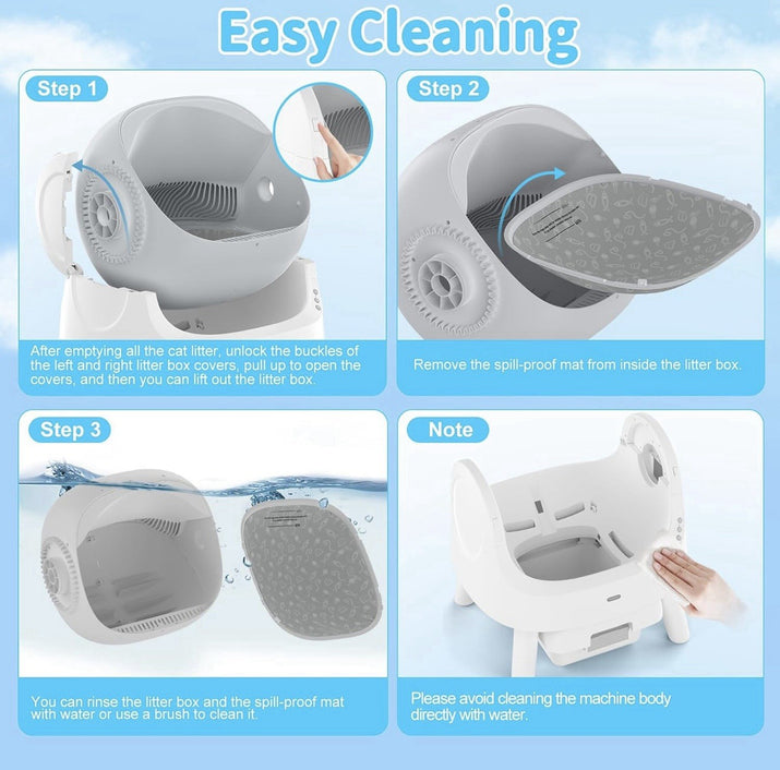 Autoscooper 11 Self-Cleaning Automatic Cat Litter Box, with Open-Top Design