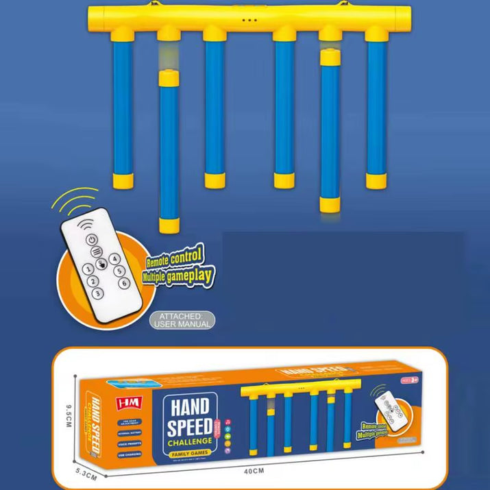 Falling Sticks Catching Game Reflex Challenge Competitive Game Adjustable Falling Speed RC Catching Sticks Game Testing Reaction